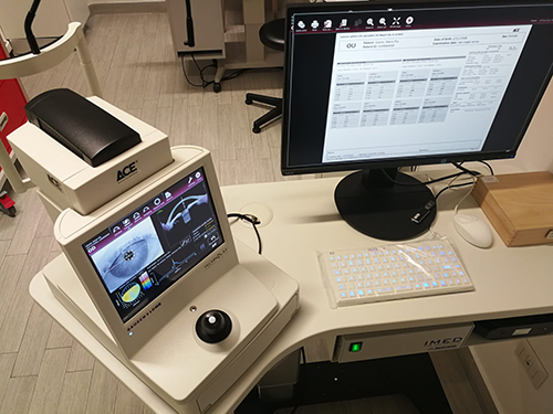 Biometria ottica laser no-contact