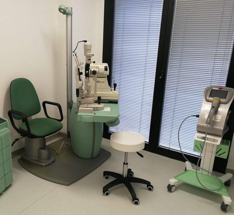 Sala visite oculistiche